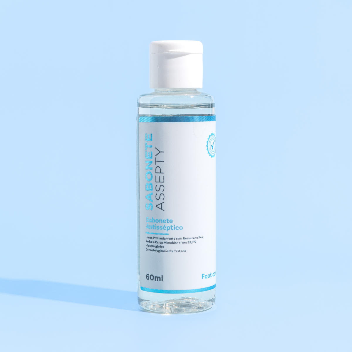 Sabonete Assepty 60ml - Higieniza e Hidrata Maos e Pes