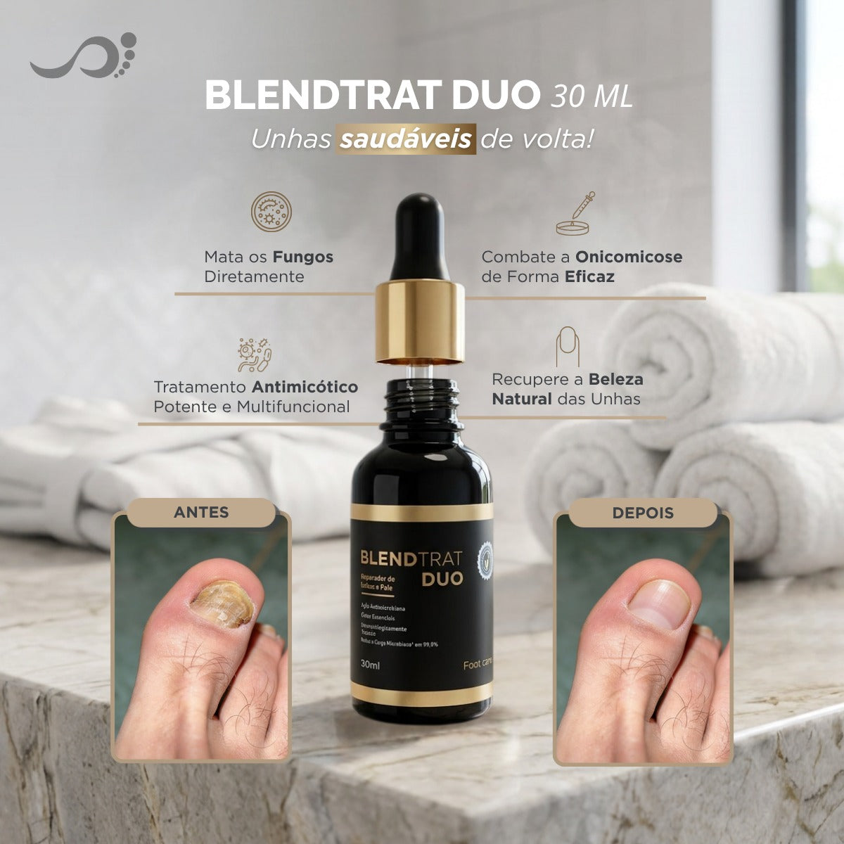 Blendtrat Duo 30ml - Antimicotico Para Micose De Unha